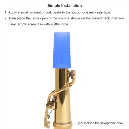 Saxophone Neck Cork for Alto / Soprano / Tenor Saxophone Silicone Material Good Sealing Long-term Use Saxophone Neck Joint Cork - Image 6